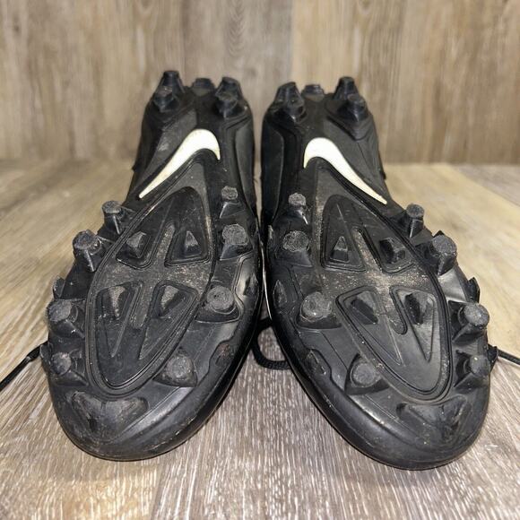 Nike Kids Alpha Strike TD Football Cleats Youth Size 3Y 579374-001 Black Shoes - Picture 12 of 13